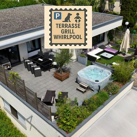 Penthouse - 3 Schlafzimmer- Sonnige Dachterrasse -Whirlpool & Alpenblick - Perfekt Fuer Romantik Oder Familienurlaub Mit Kind, Hund Willkommen - By Ferienwohnenamsee - Uberlingen Exteriér fotografie