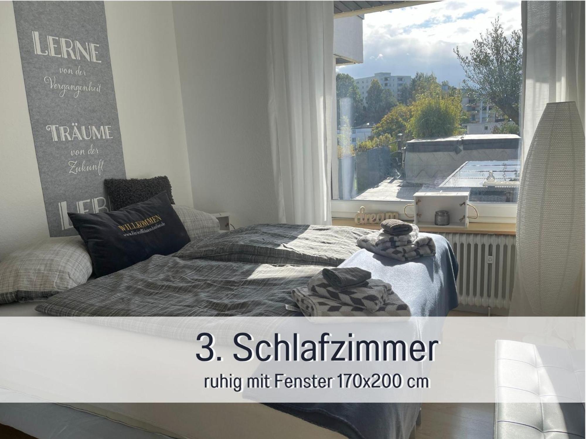 Penthouse - 3 Schlafzimmer- Sonnige Dachterrasse -Whirlpool & Alpenblick - Perfekt Fuer Romantik Oder Familienurlaub Mit Kind, Hund Willkommen - By Ferienwohnenamsee - Uberlingen Exteriér fotografie