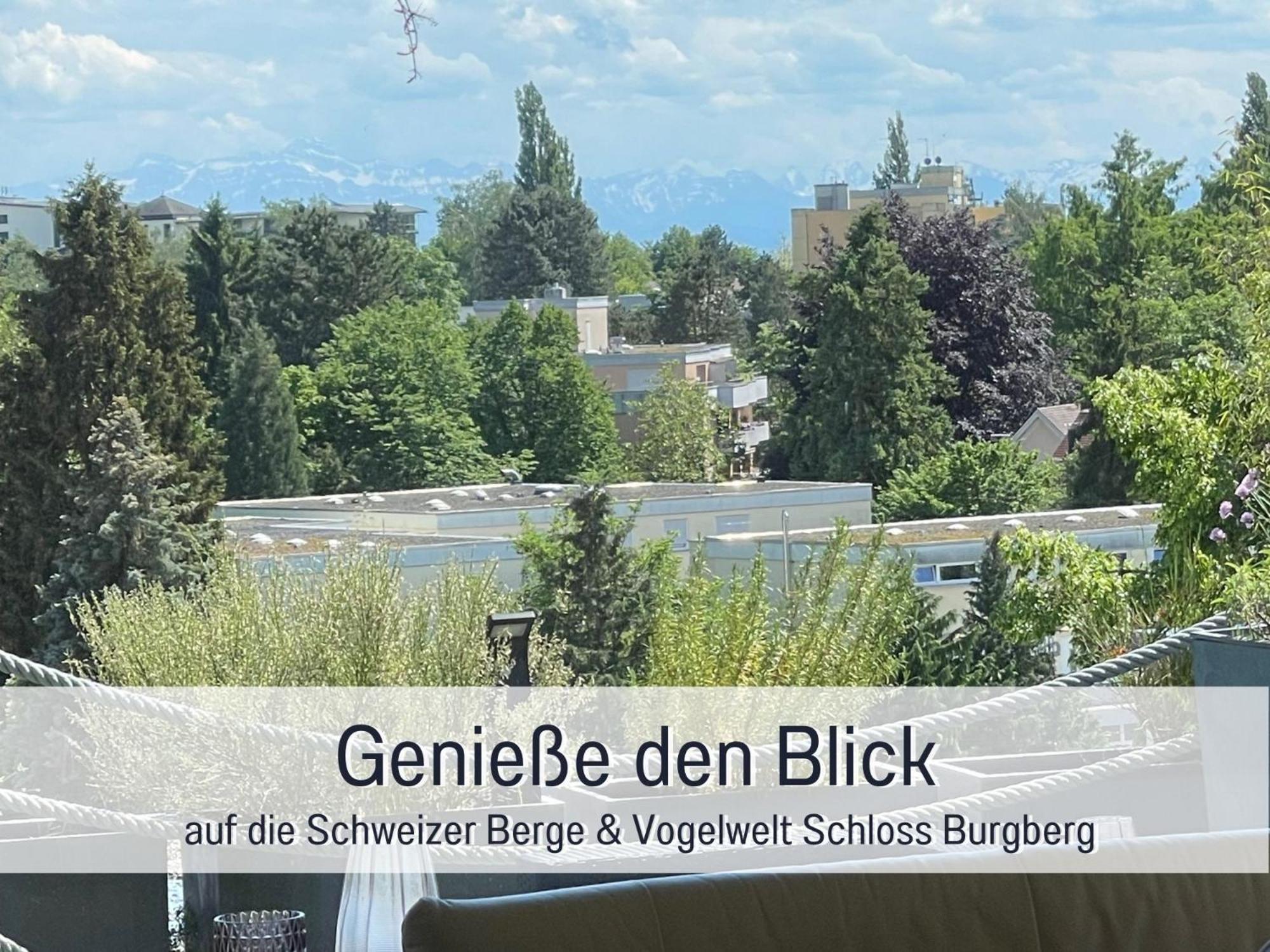 Penthouse - 3 Schlafzimmer- Sonnige Dachterrasse -Whirlpool & Alpenblick - Perfekt Fuer Romantik Oder Familienurlaub Mit Kind, Hund Willkommen - By Ferienwohnenamsee - Uberlingen Exteriér fotografie