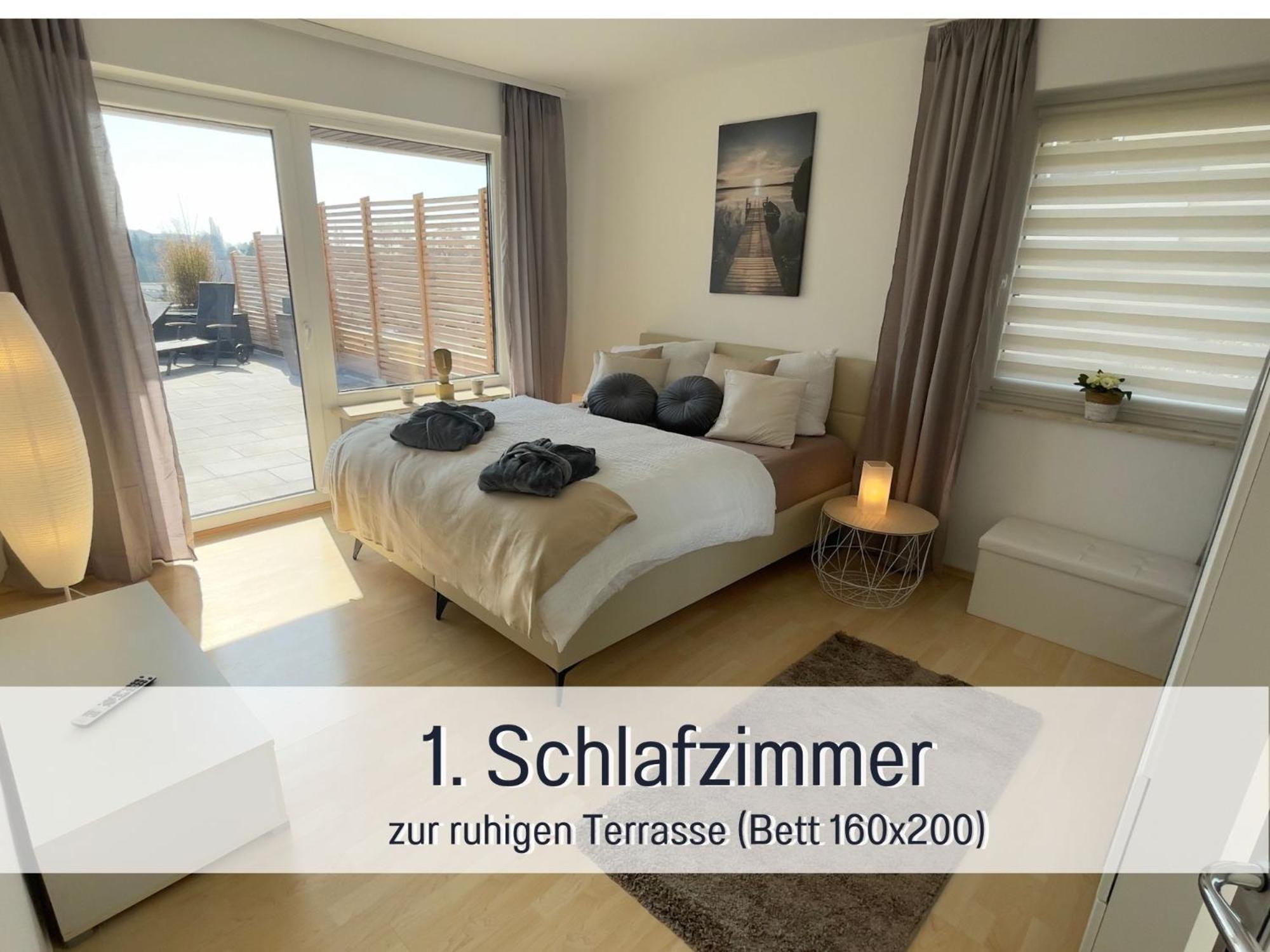 Penthouse - 3 Schlafzimmer- Sonnige Dachterrasse -Whirlpool & Alpenblick - Perfekt Fuer Romantik Oder Familienurlaub Mit Kind, Hund Willkommen - By Ferienwohnenamsee - Uberlingen Exteriér fotografie
